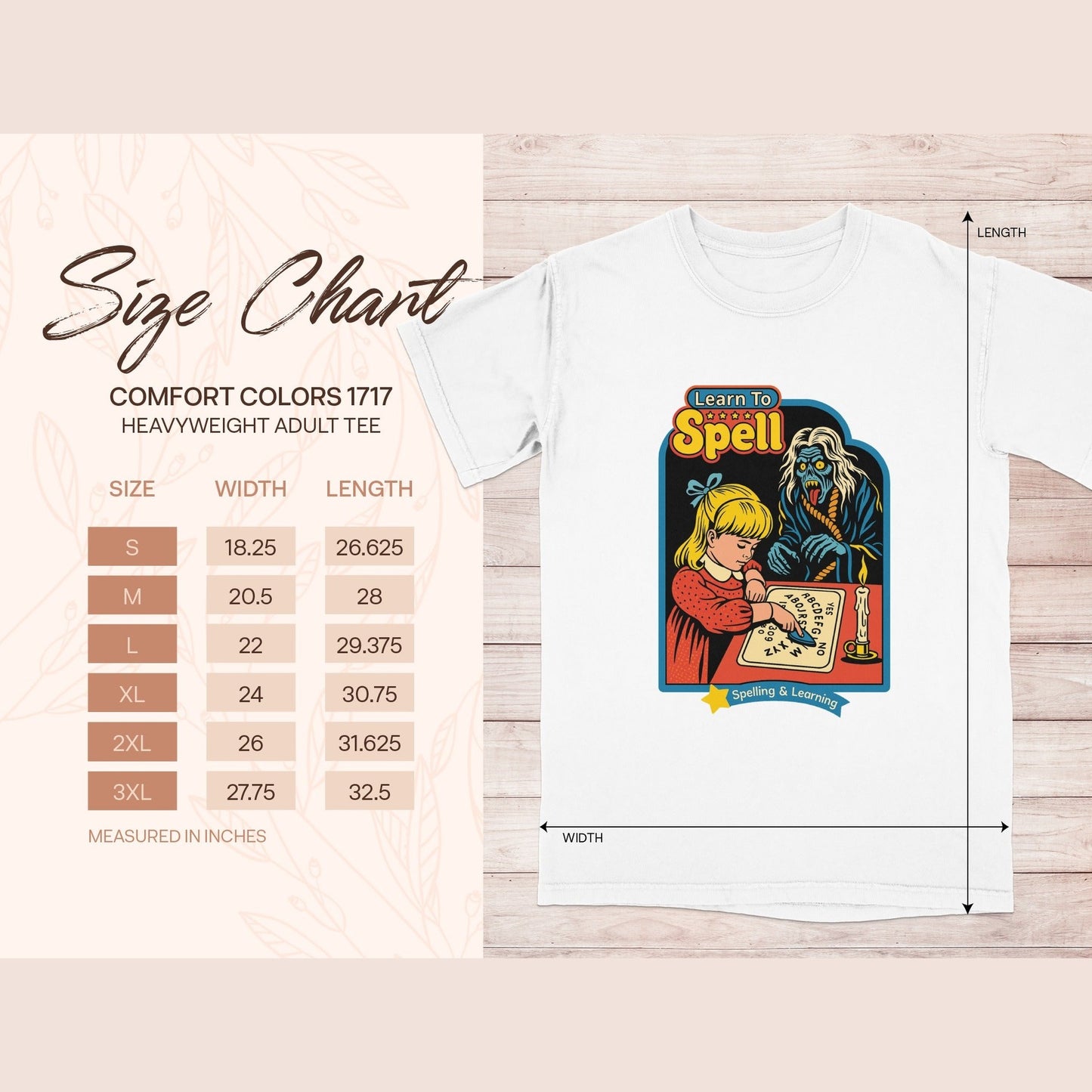 Learn To Spell Wizard Heavyweight Adult Tee product type