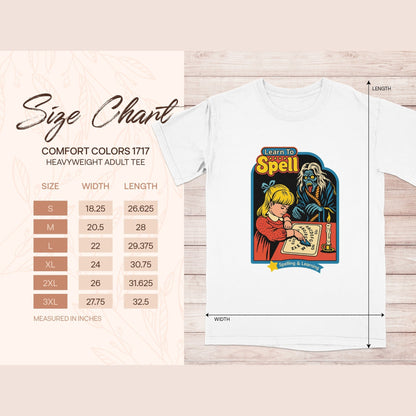Learn To Spell Wizard Heavyweight Adult Tee product type