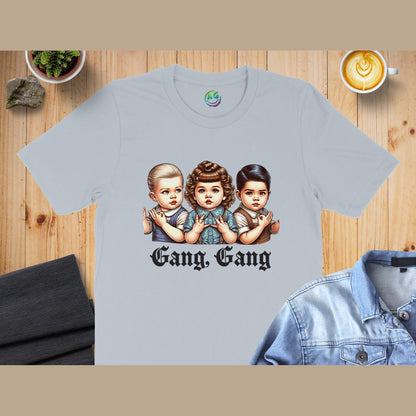 Retro Style Gang Gang Graphic Print T-Shirt product
