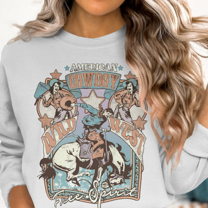 American Cowboy Wild West Free Spirit Sweatshirt - Almighty Goods