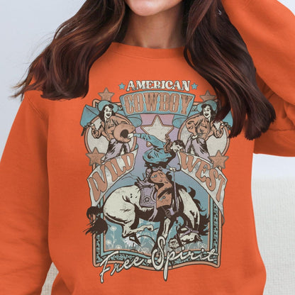 American Cowboy Wild West Free Spirit Sweatshirt - Almighty Goods