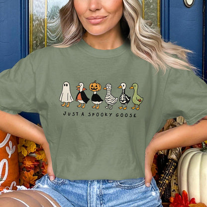 Just a Spooky Goose Halloween Shirt product type