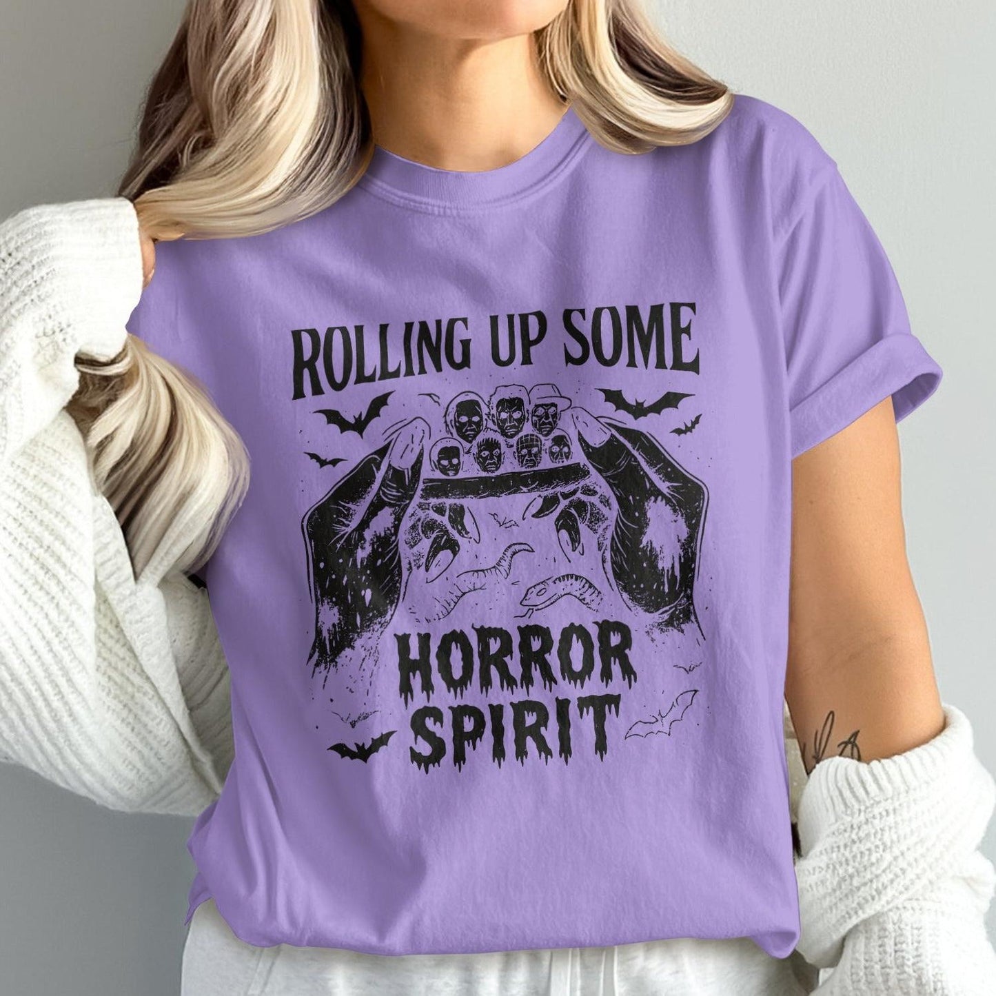 Rolling Up Some Horror Spirit Graphic T-shirt product type
