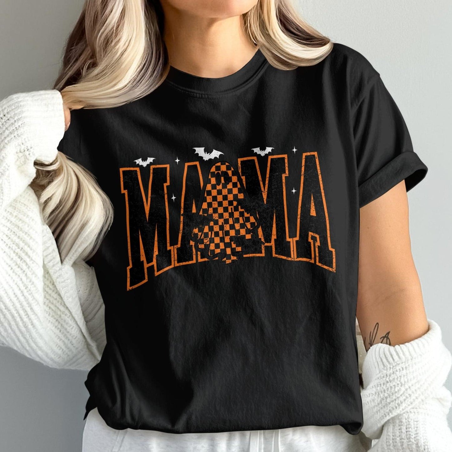 Halloween Themed Mama Graphic T-Shirt product