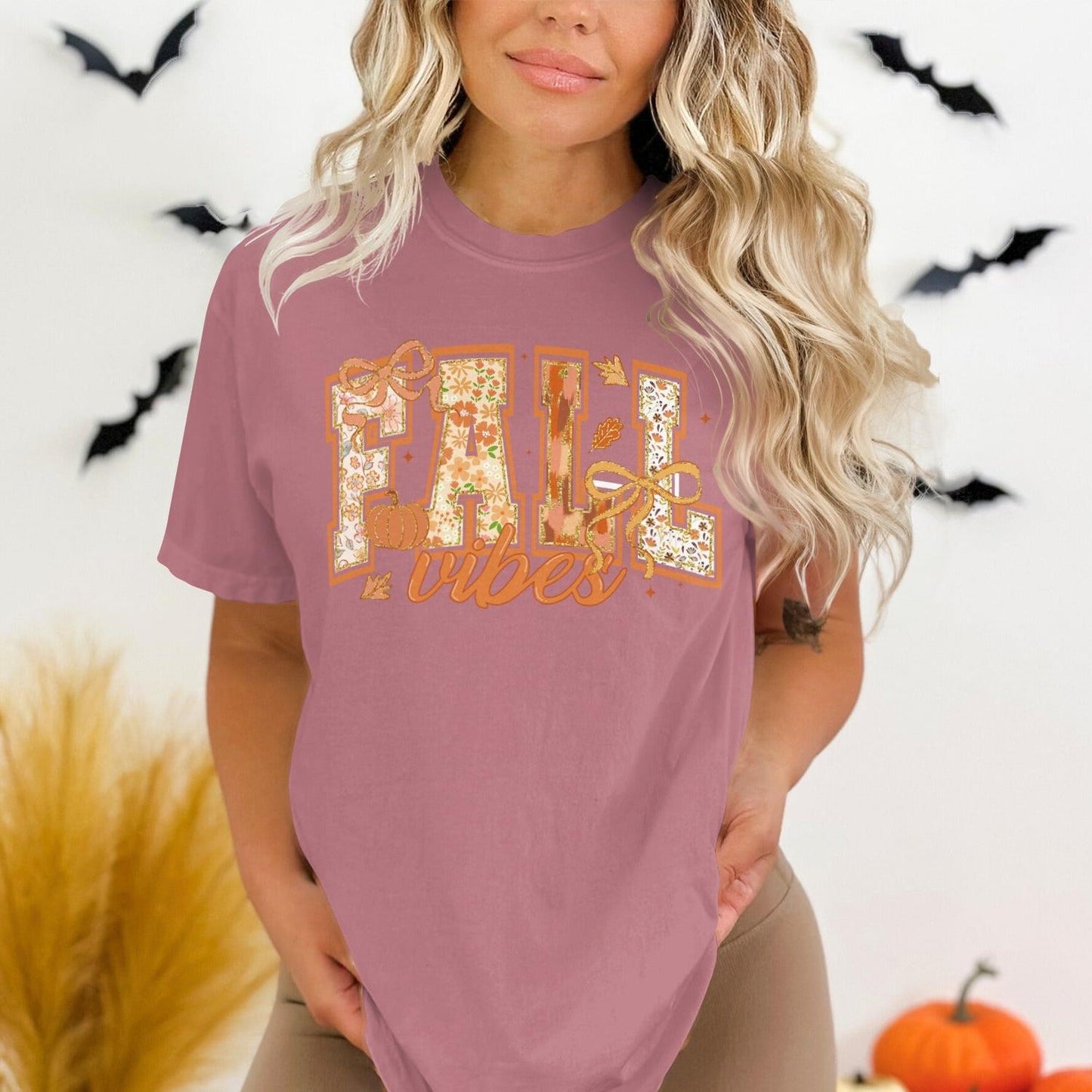 Fall Vibes Graphic Tee for Seasonal Product
