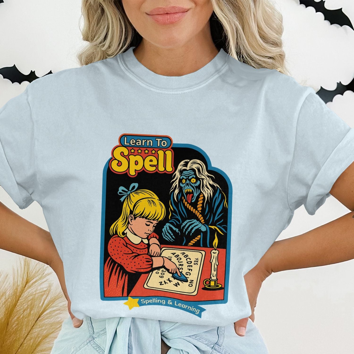 Learn To Spell Colorful Graphic Tshirt product