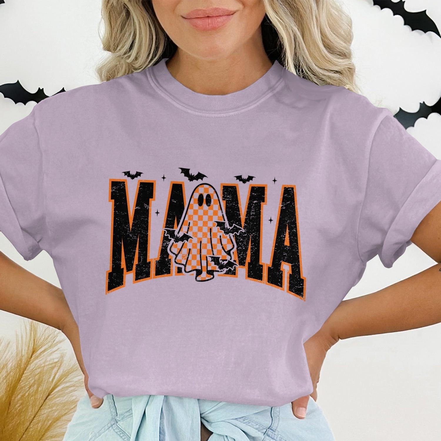 Mama Graphic Tee with Ghost Halloween Theme product