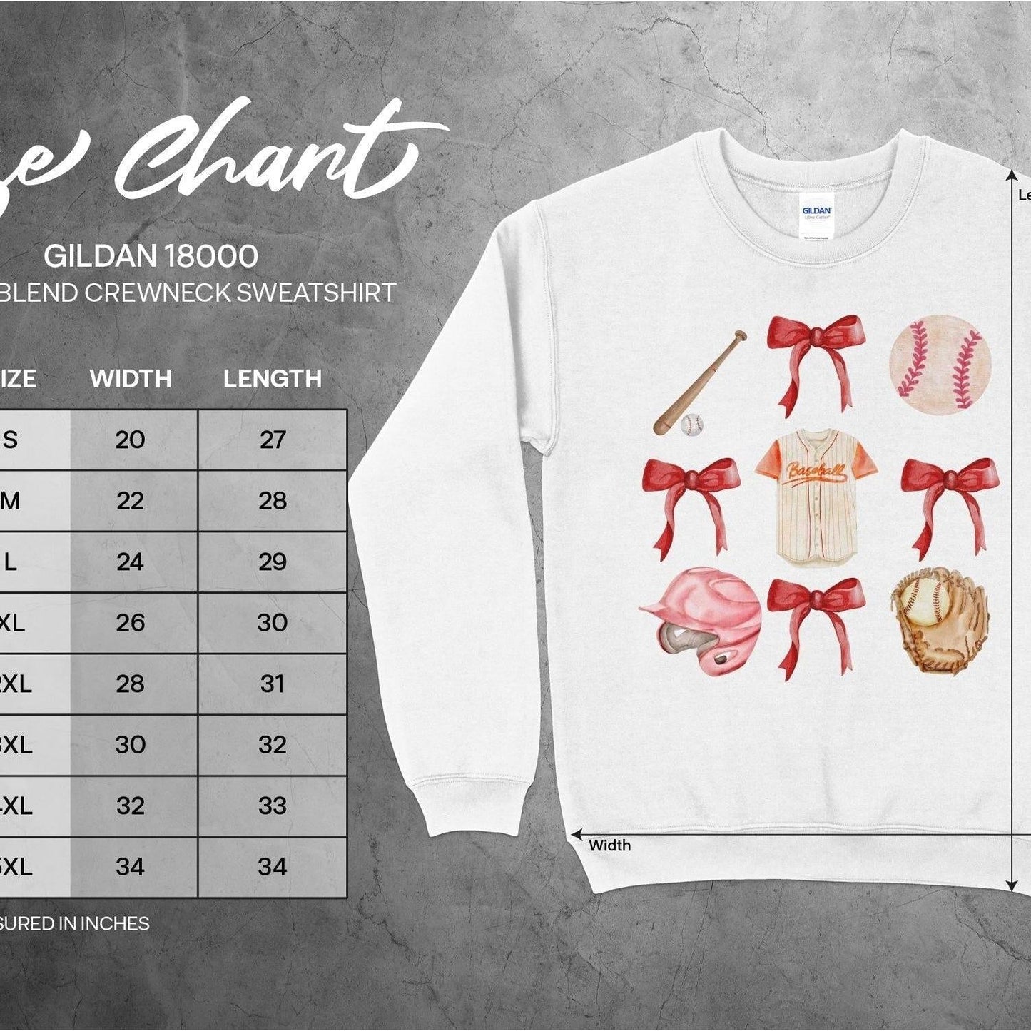 Baseball and Bow Themed Women's Sweatshirt - Almighty Goods