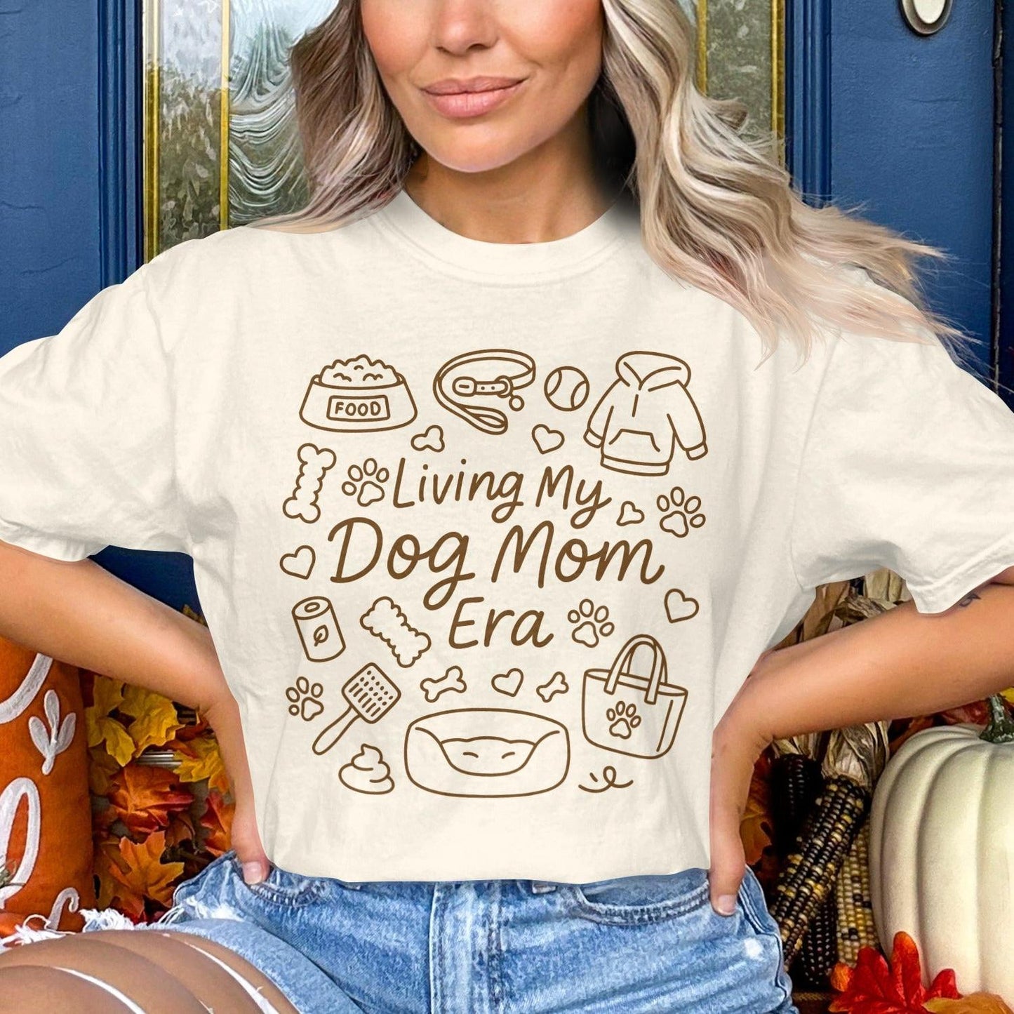 Living My Dog Mom Era Graphic Tee product type