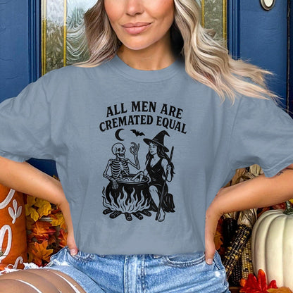 All Men Are Cremated Equal Halloween shirt product type
