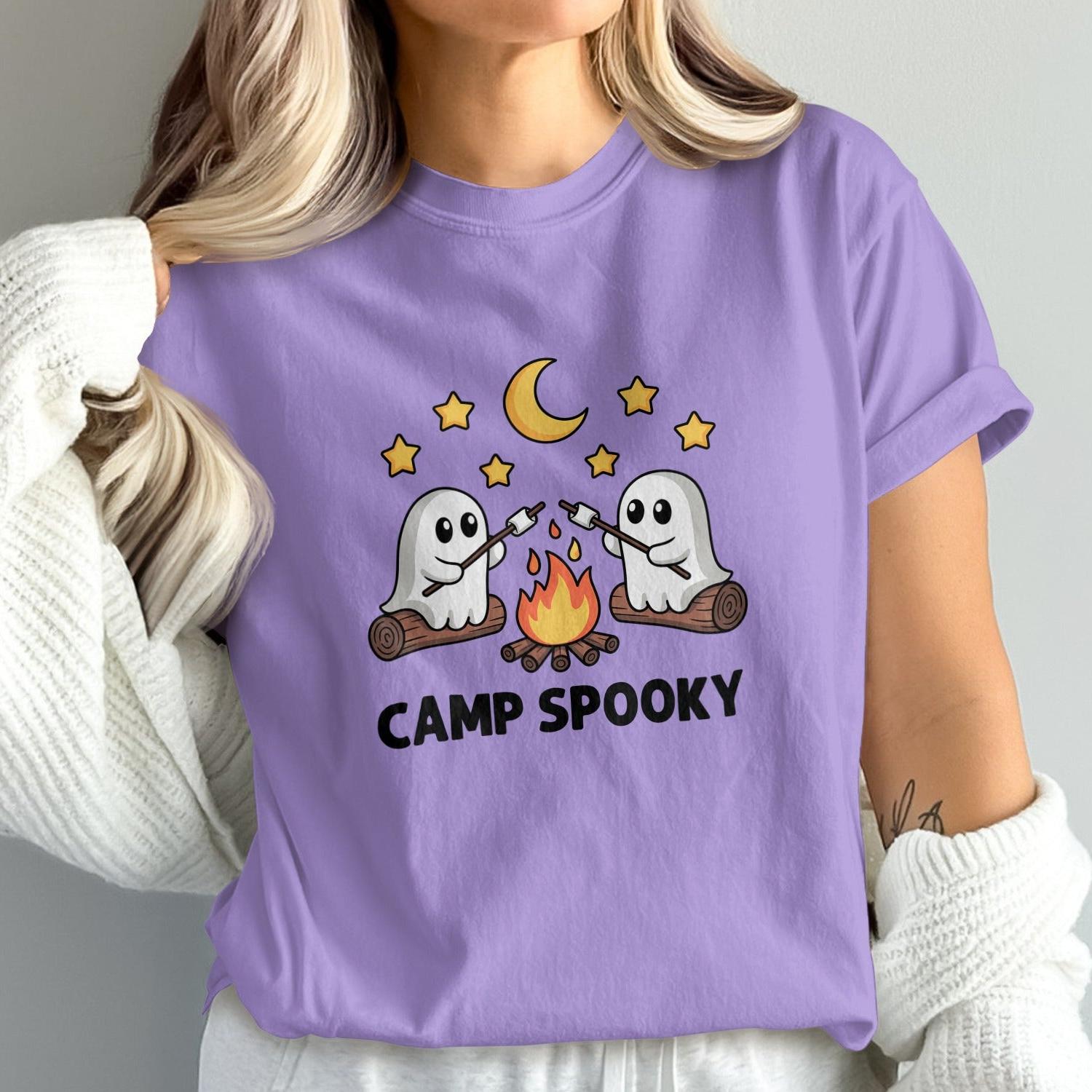 Camp Spooky Ghosts and Stars Themed T-shirt product