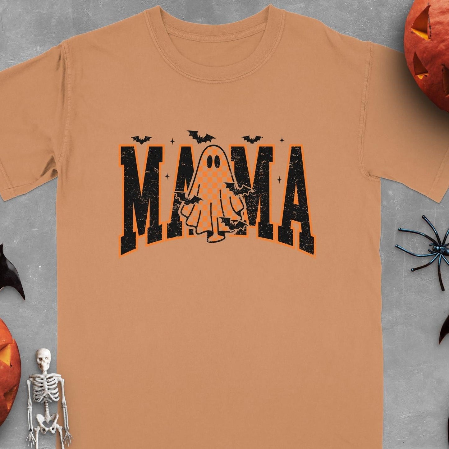 Halloween Mama Ghost Graphic Printed T-Shirt product type
