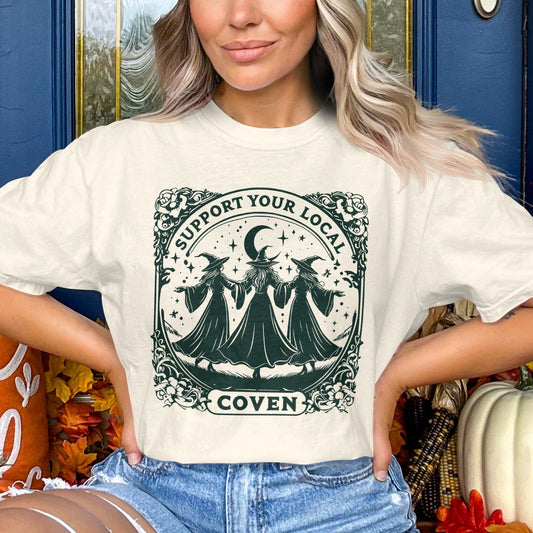 Support Your Local Coven Halloween Shirt product