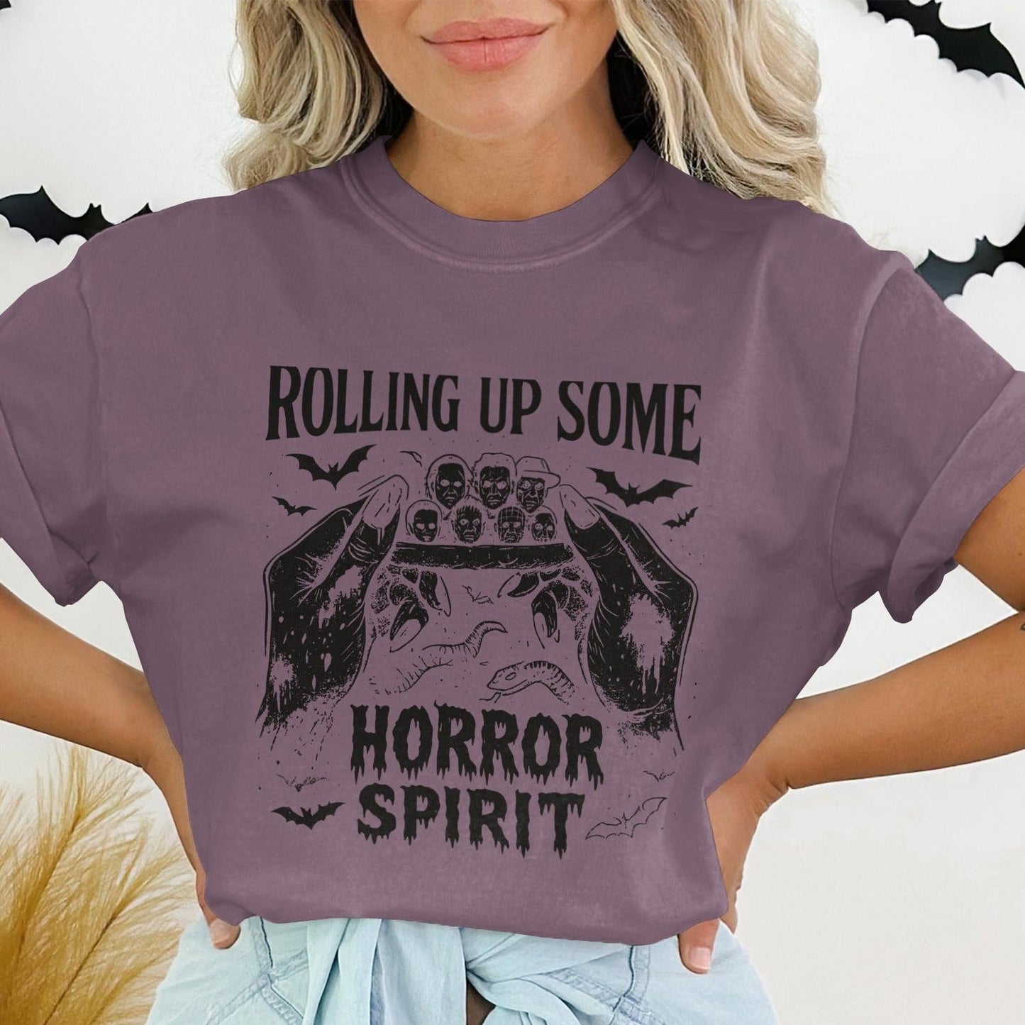 Rolling Up Some Horror Spirit Graphic Tee product