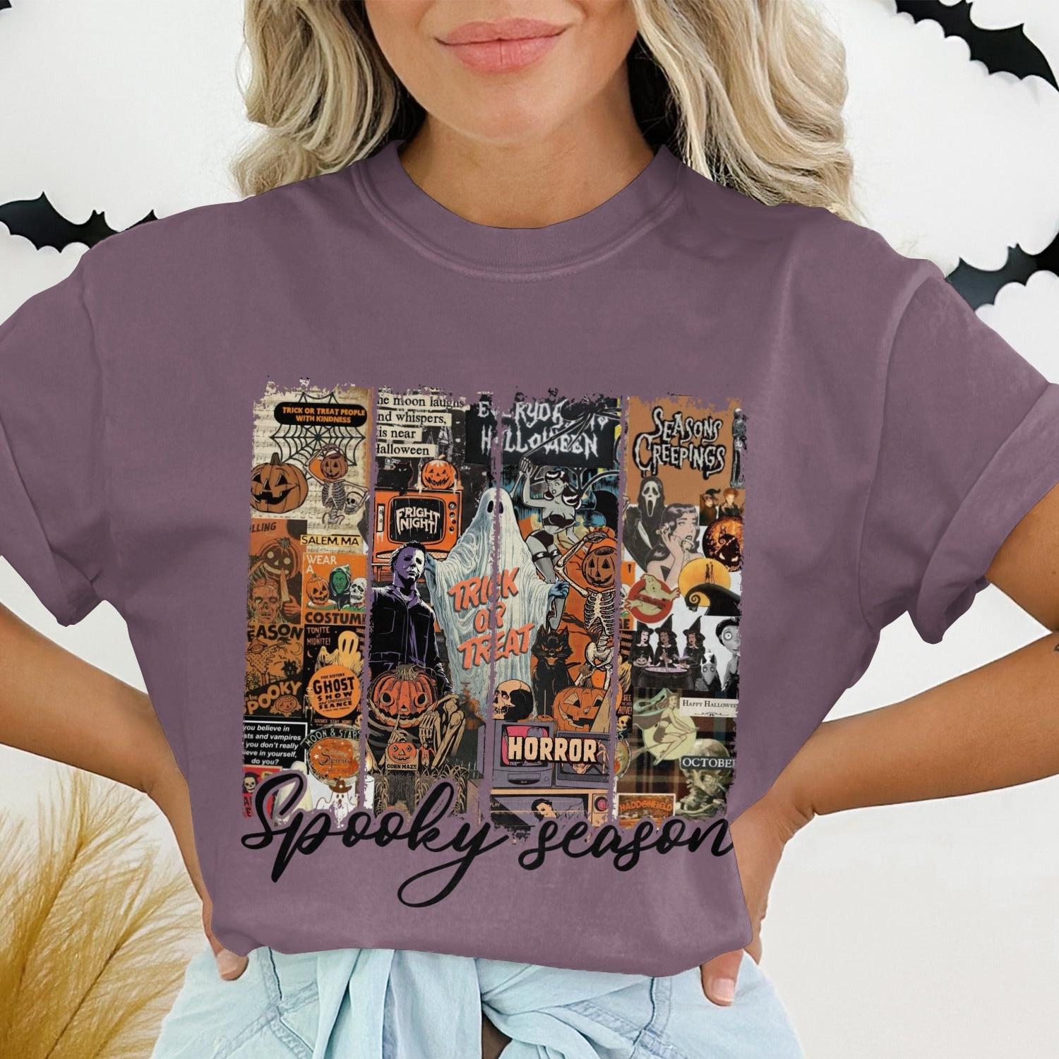 Spooky Season Graphic Halloween Themed Shirt product type