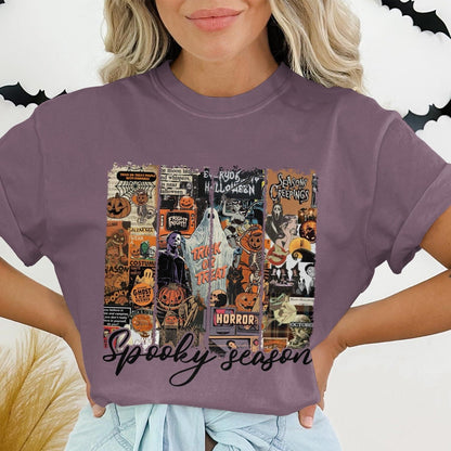 Spooky Season Graphic Halloween Themed Shirt product type