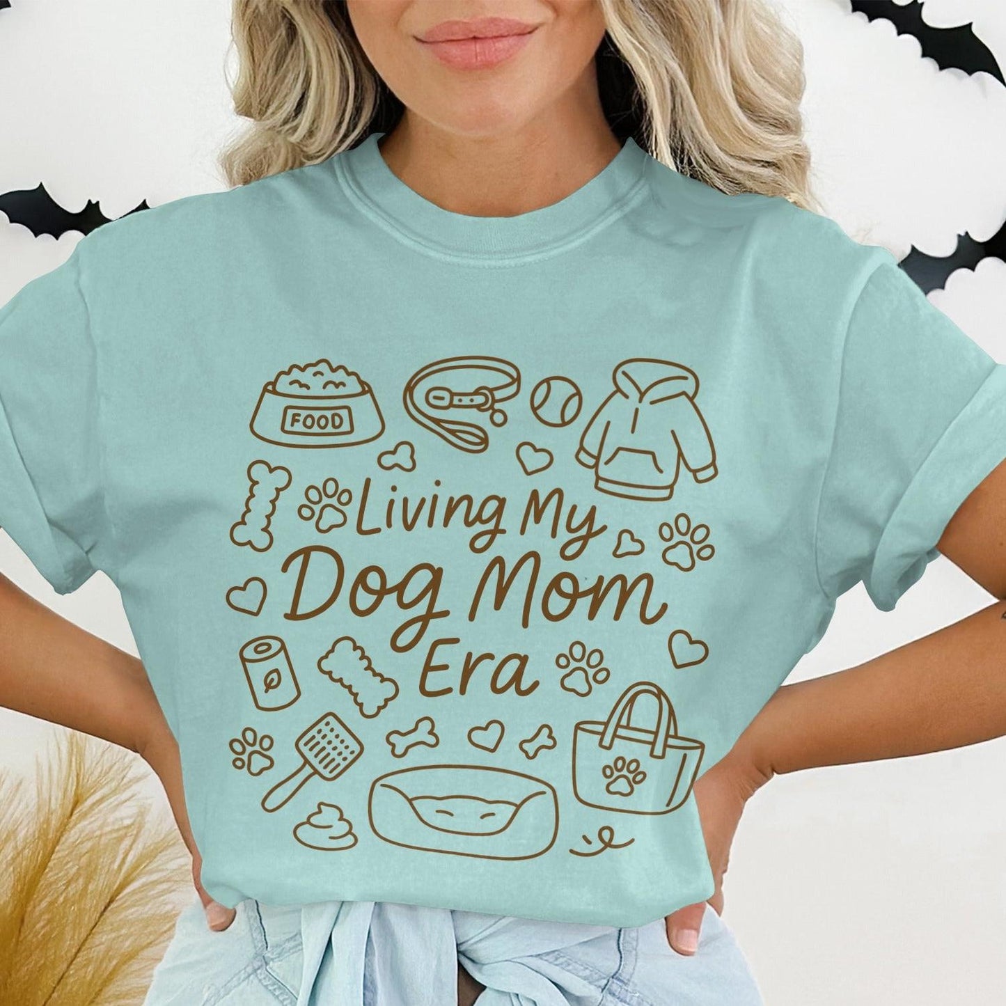 Living My Dog Mom Era Graphic Tee Shirt product