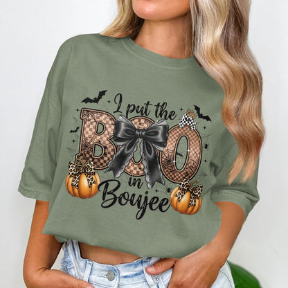 I Put The Boo In Boujee Halloween T-Shirt product type