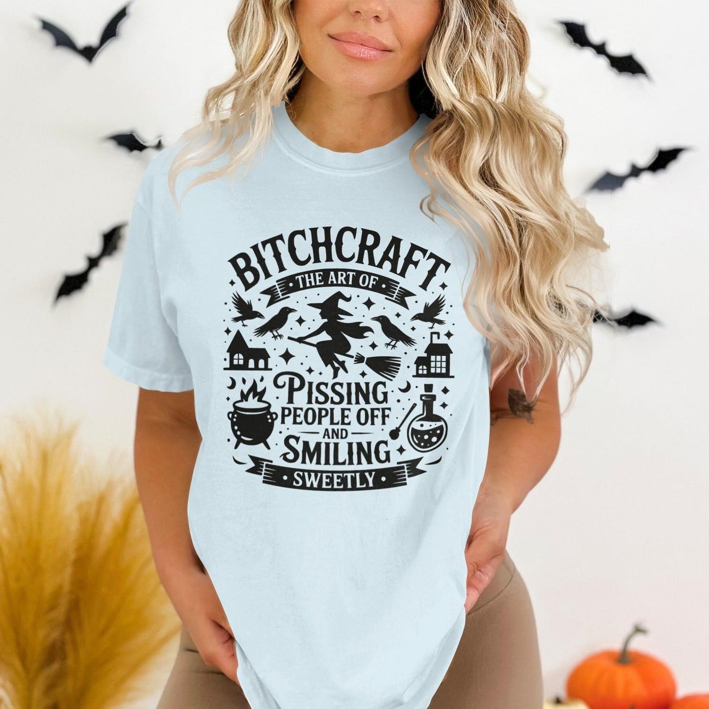 Bitchcraft Pissing People Off Smiling Sweetly Shirt Product