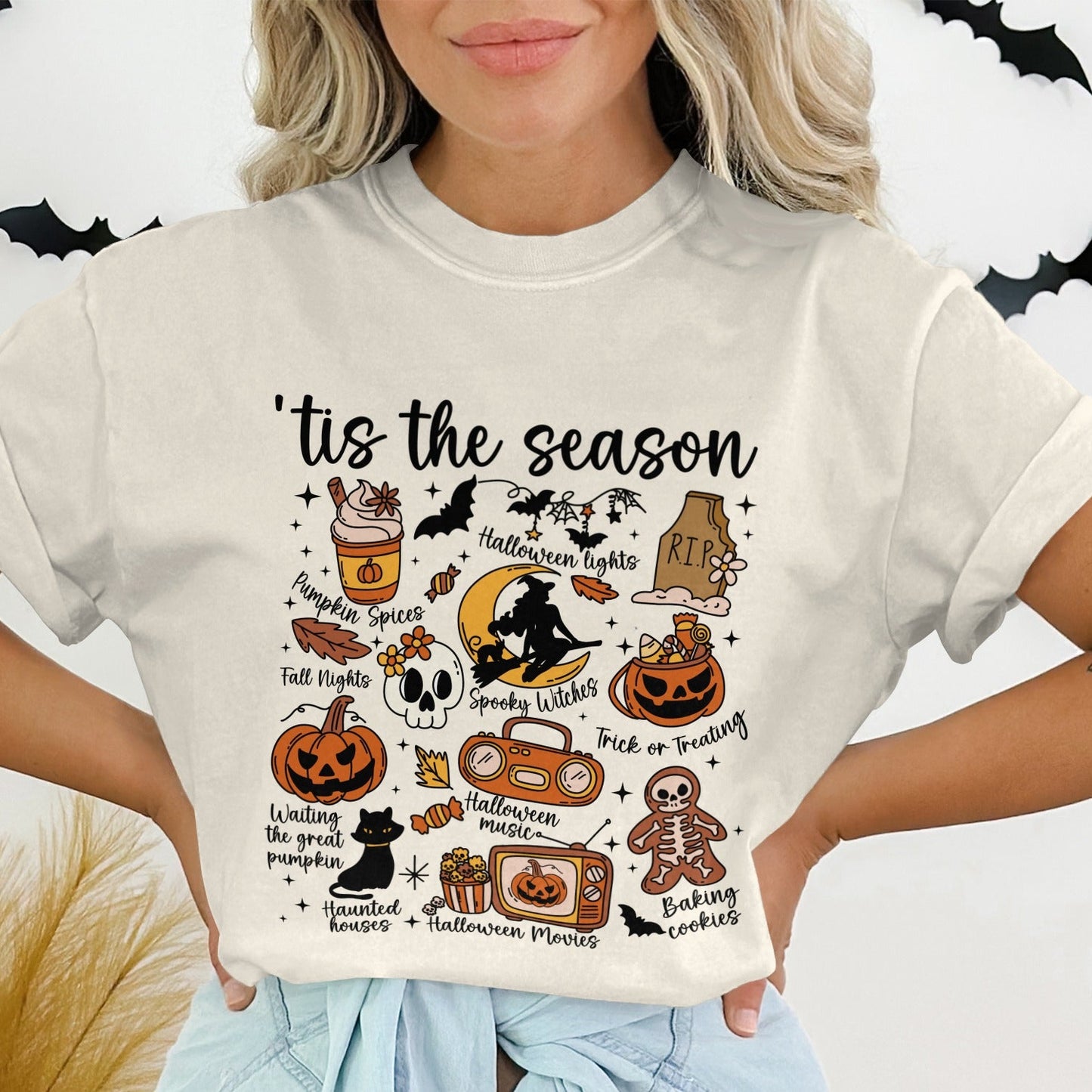 Tis the Season Halloween Image Unisex T-Shirt product type