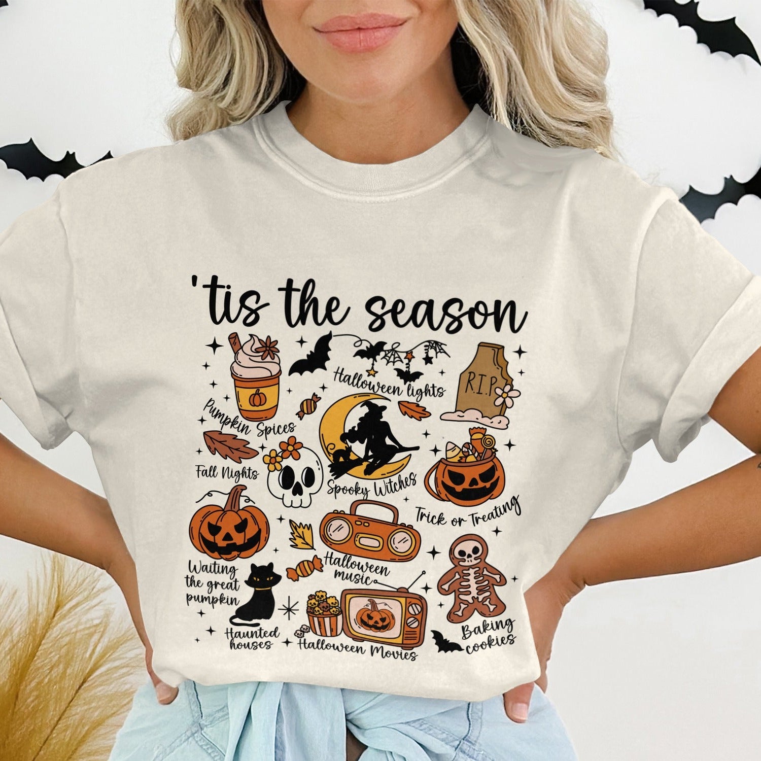 Tis the Season Halloween Image Unisex T-Shirt product type