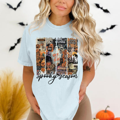 Spooky Season Halloween Collage Graphic T-Shirt product type