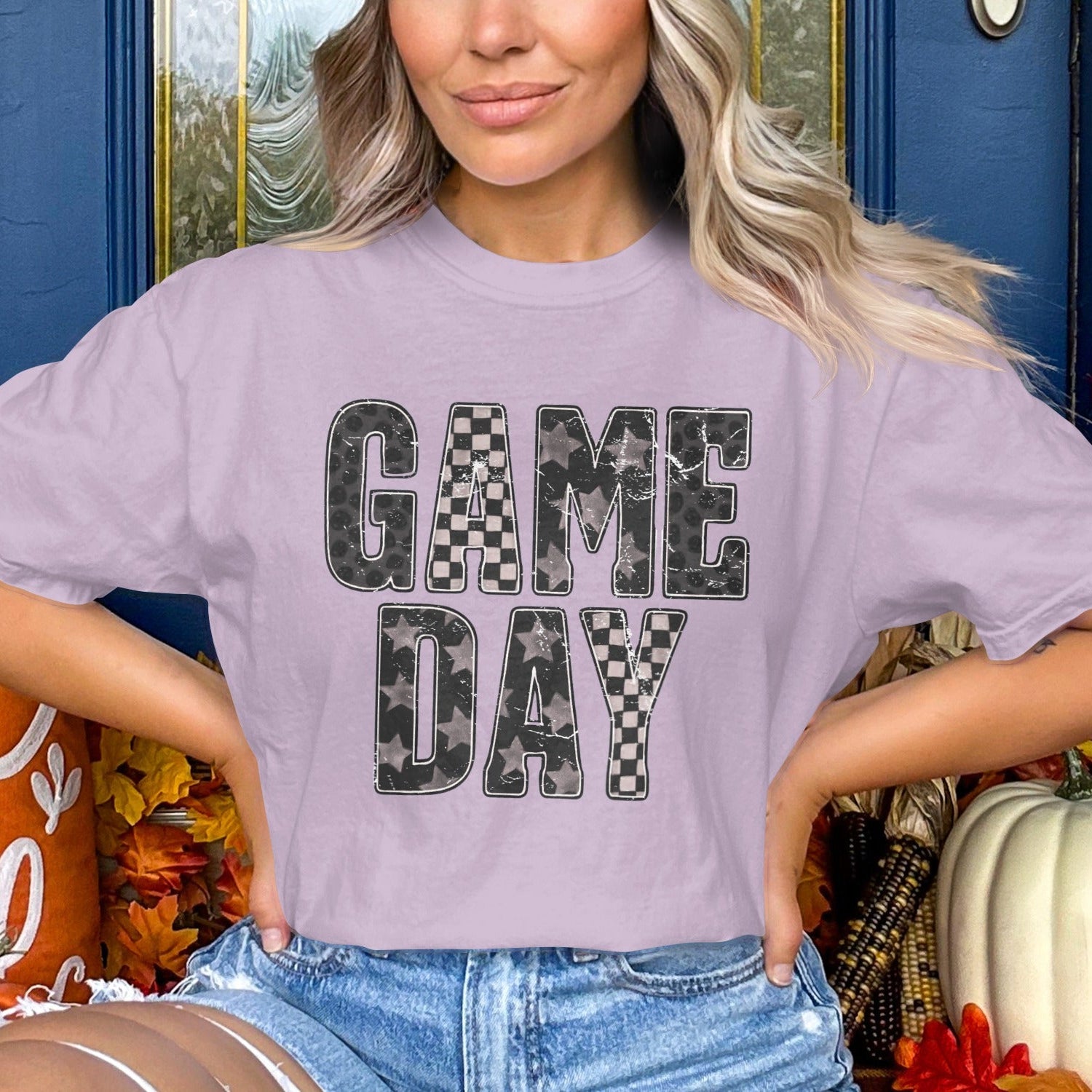 Stylish Casual Game Day Graphic Tee product