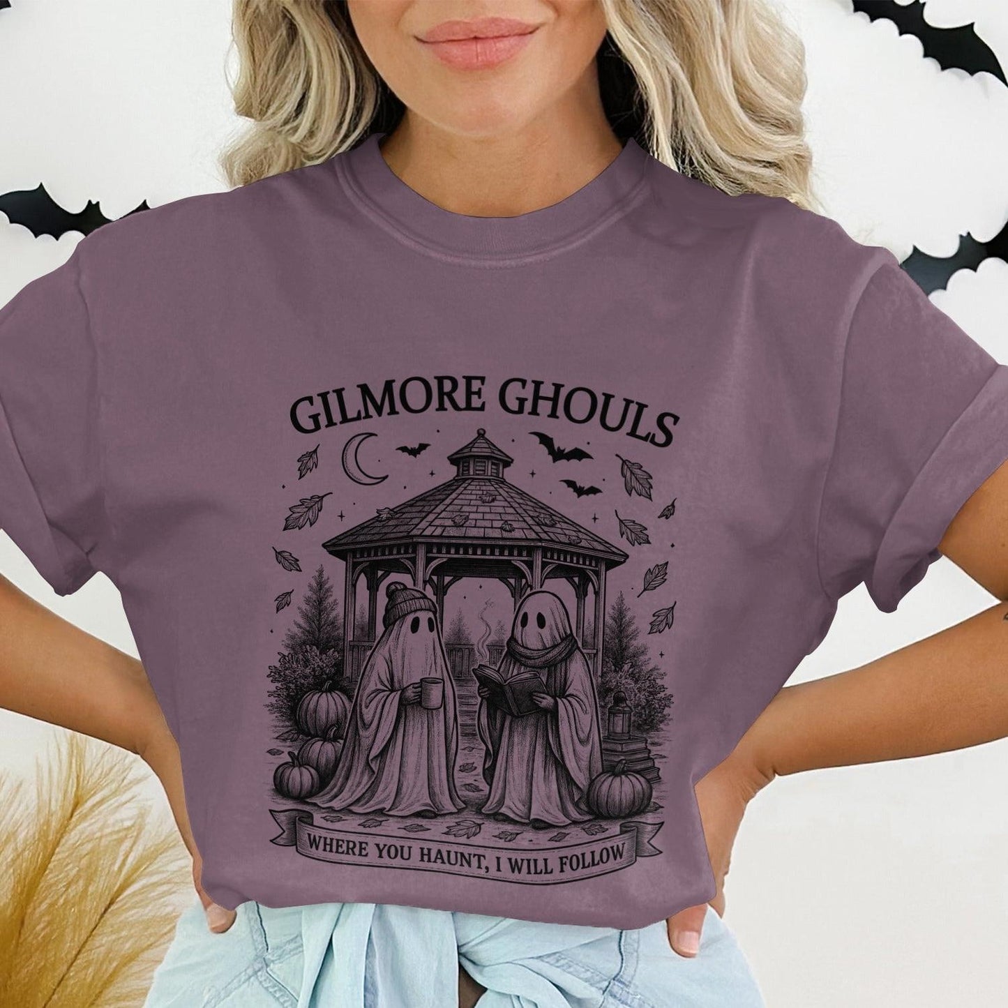 Gilmore Ghouls Halloween Theme Graphic Top product
