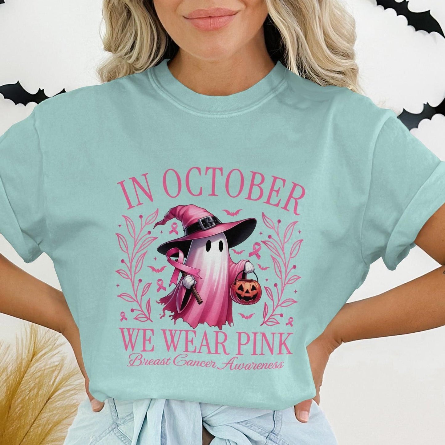 In October We Wear Pink Breast Cancer Awareness product type