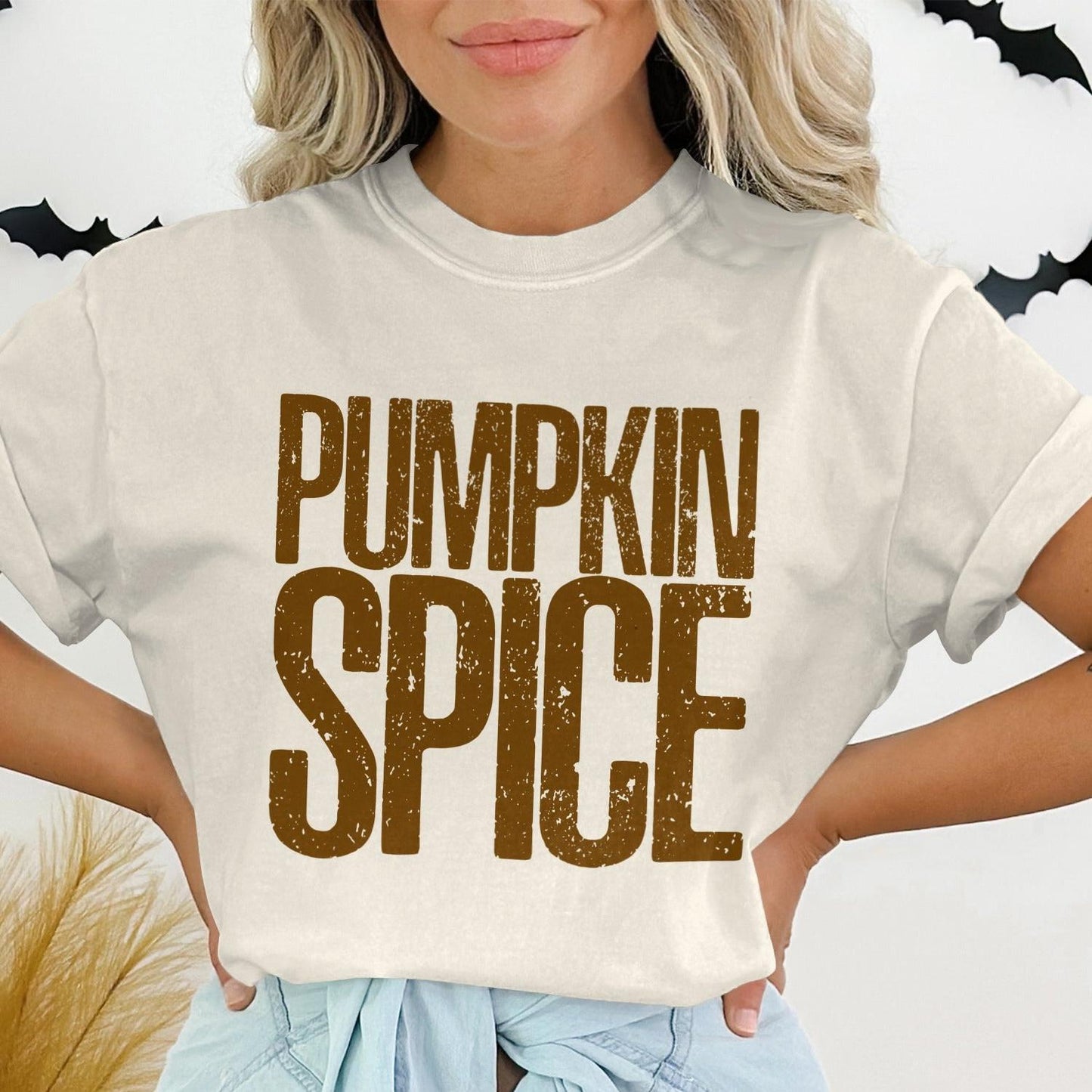 Pumpkin Spice Graphic Tee Fall Fashion product type