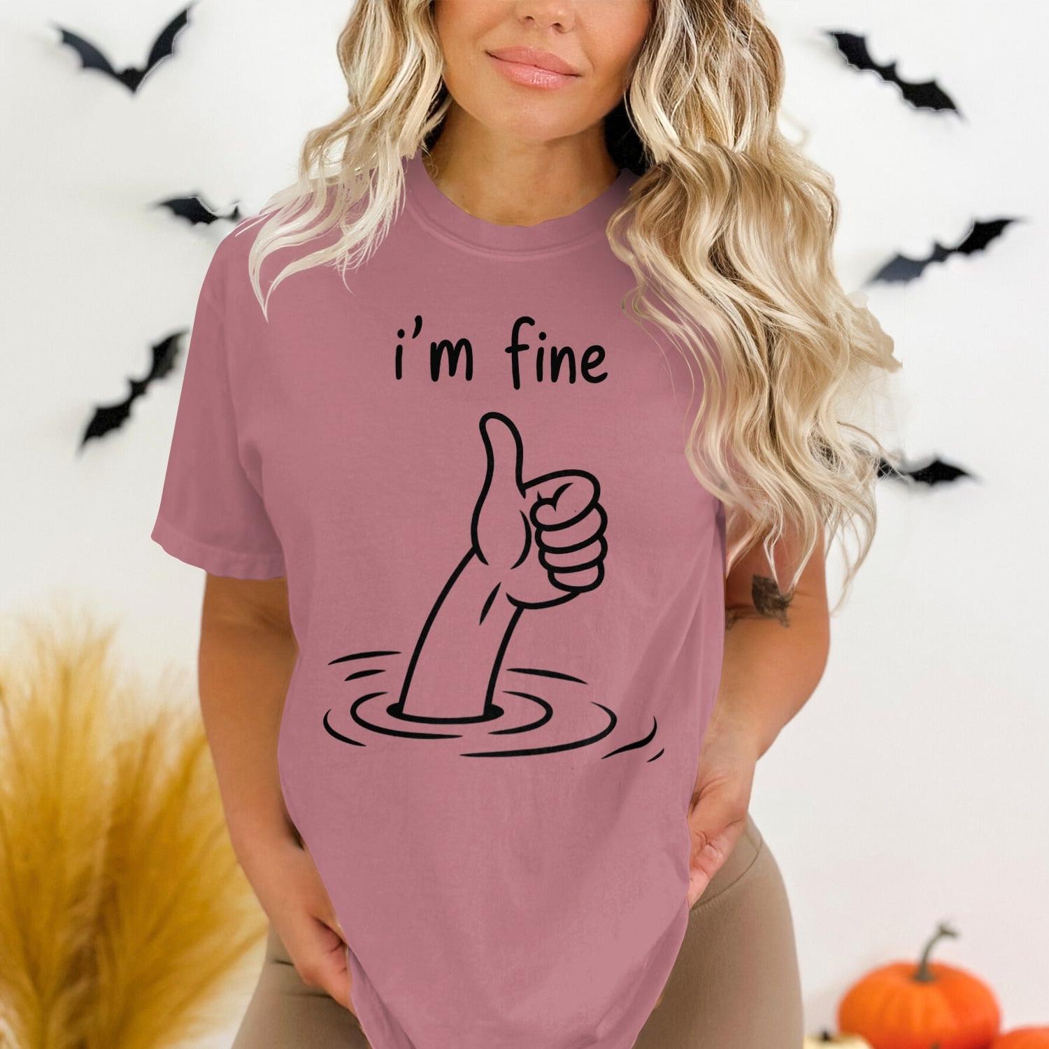 I'm Fine Thumbs Up T-shirt product type