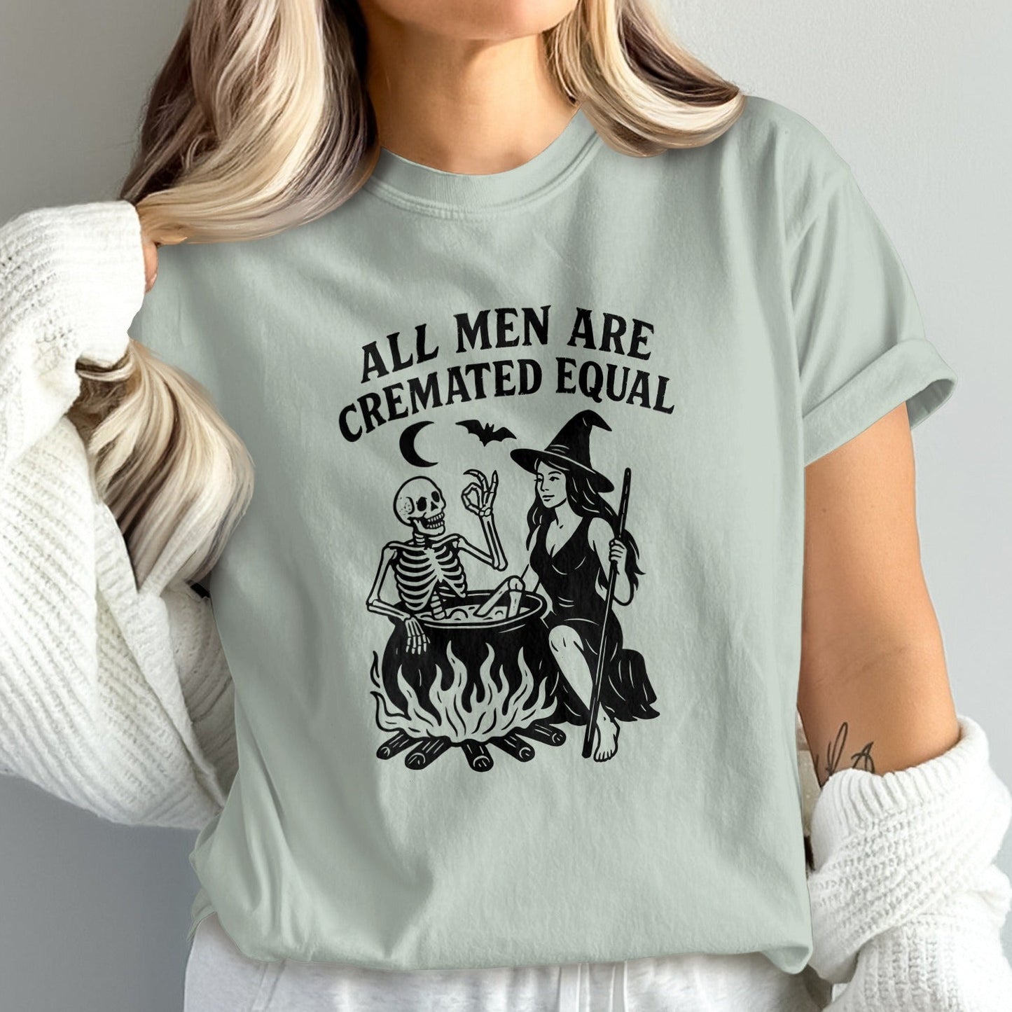 All Men Are Cremated Equal Graphic T-Shirt product