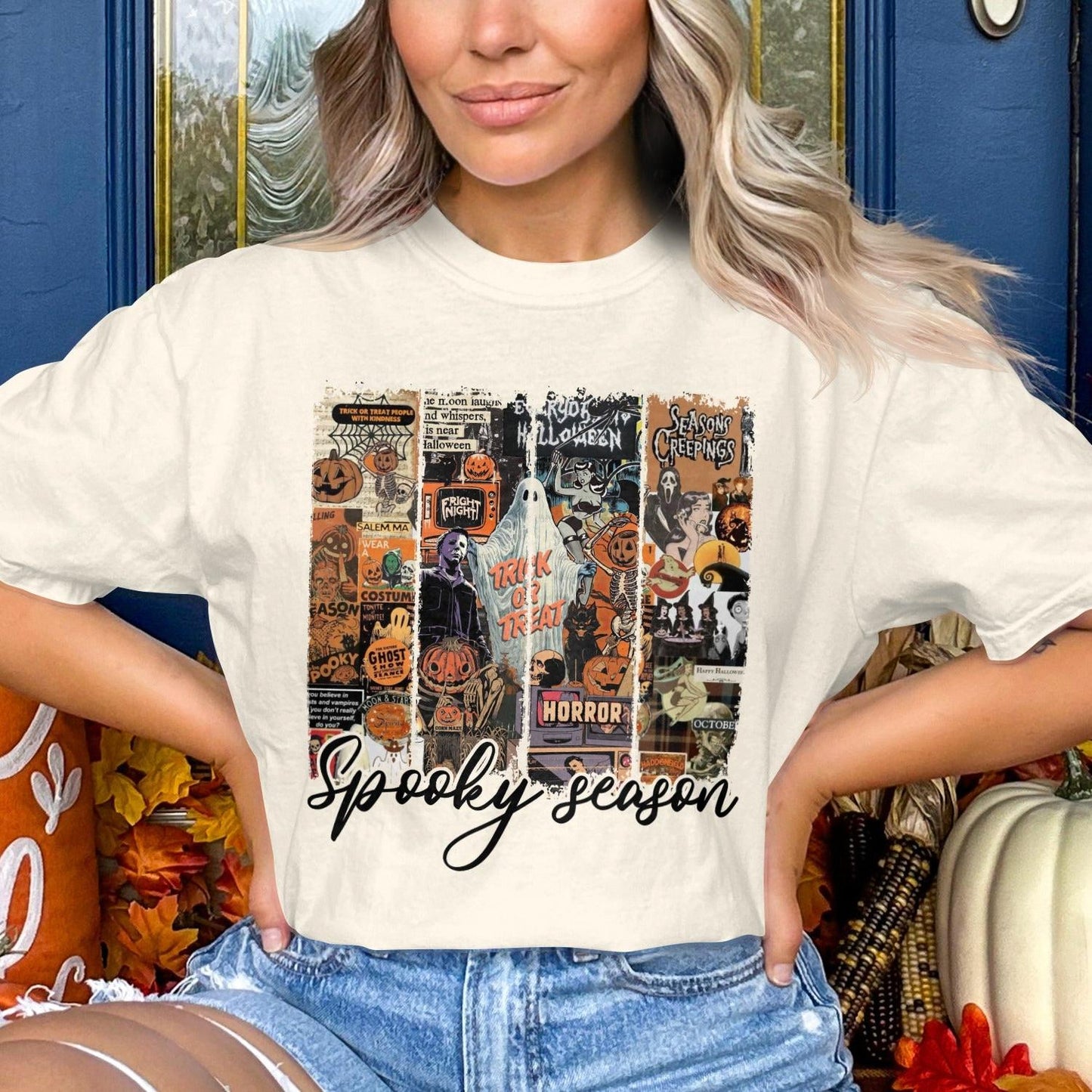 Spooky Season Halloween Horror Graphic Shirt product type
