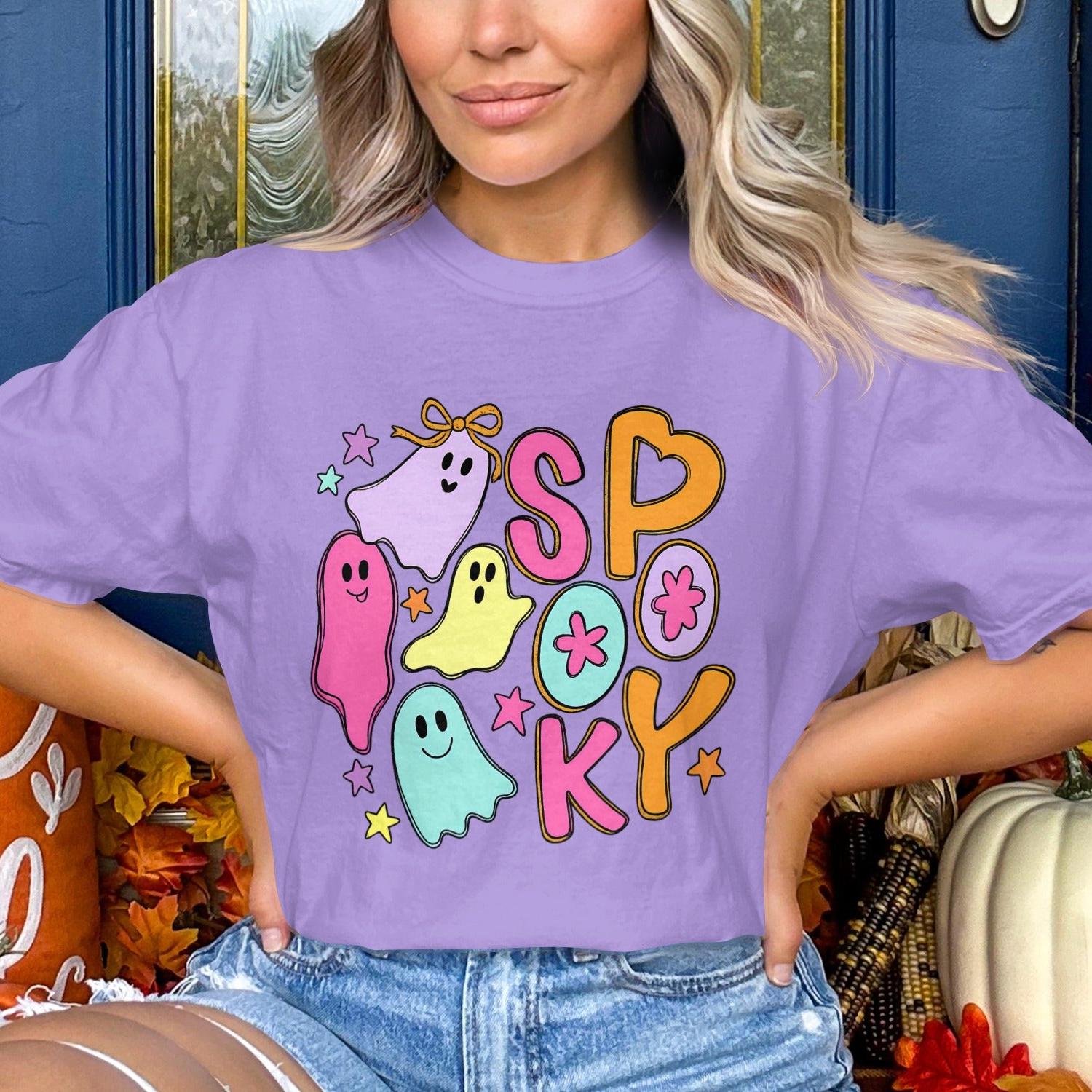 Cute Spooky Halloween Ghosts Graphic Tee product