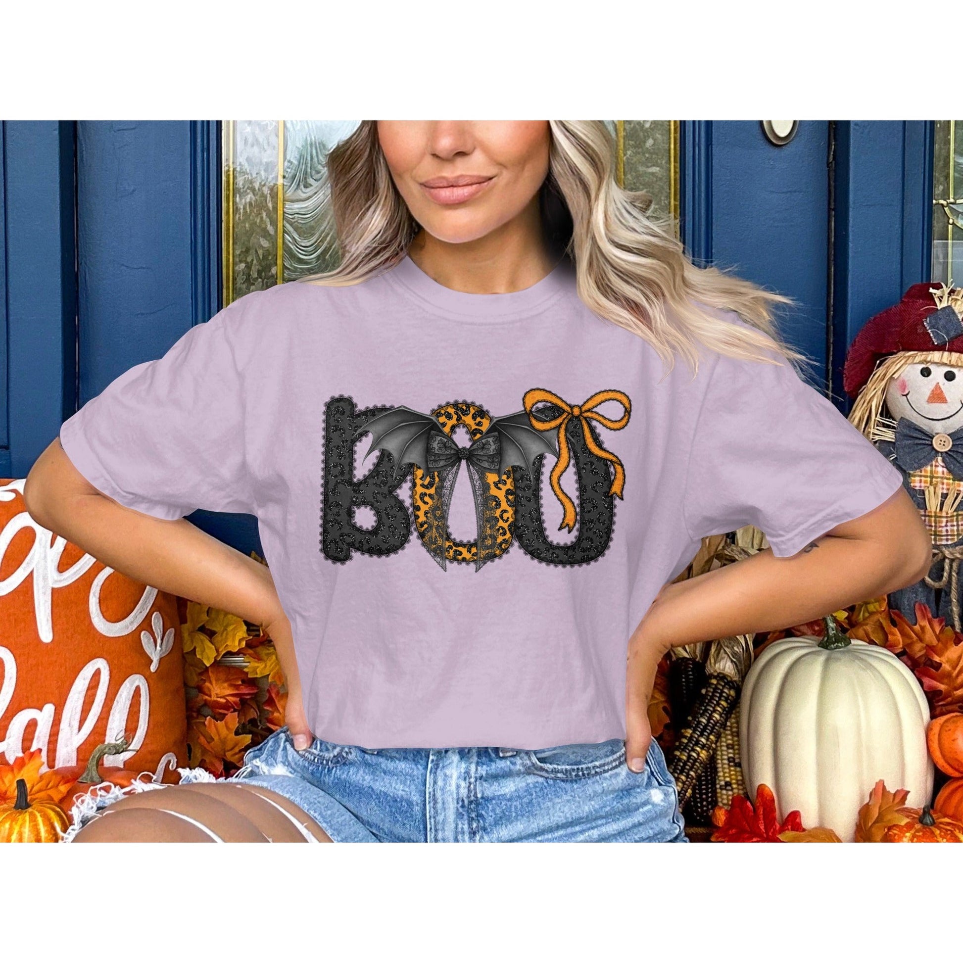 Boo Halloween Graphic Tee Shirt product type