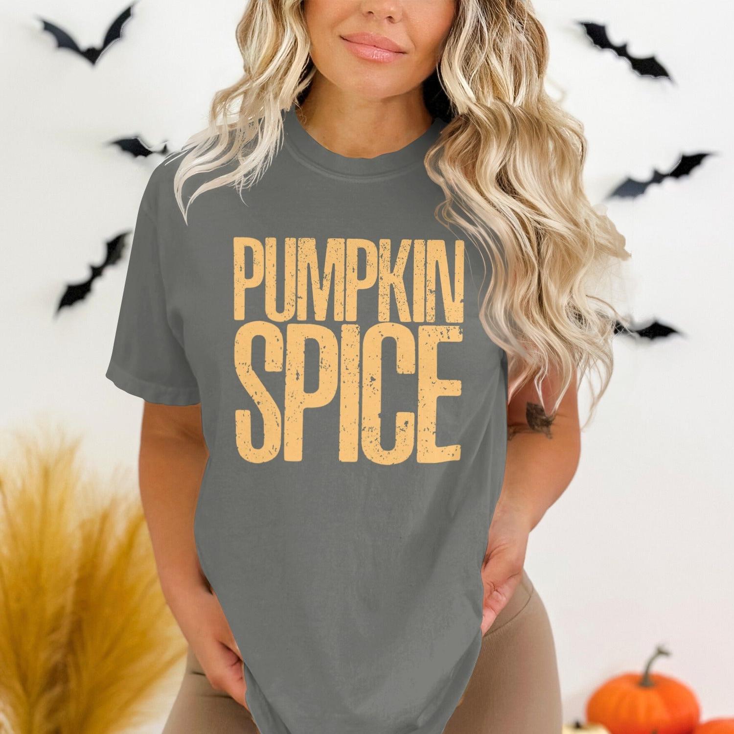 Pumpkin Spice Graphic Printed T-shirt product