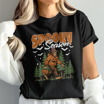 Spooky Season Bigfoot Halloween Graphic Tee product