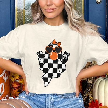 Trendy Halloween Ghost with Sunglasses T-Shirt product