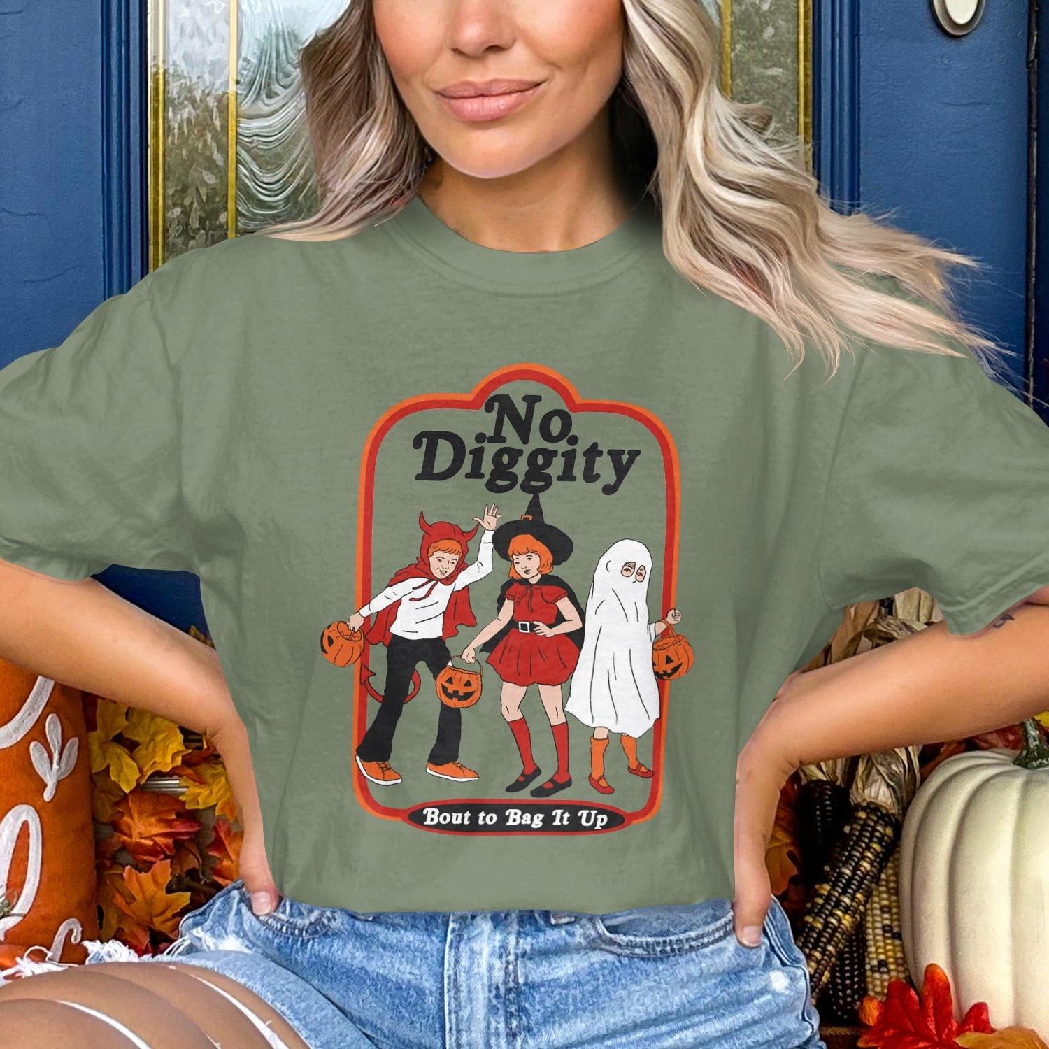 No Diggity Halloween Theme Graphic T-Shirt product type