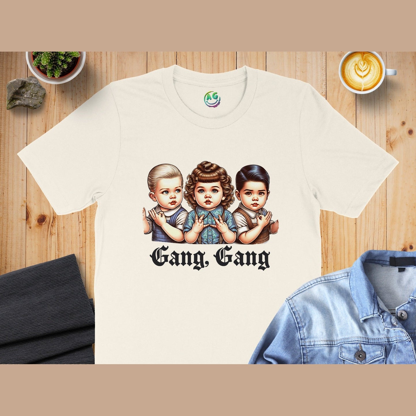 Adorable Babies Gang Gang Graphic Tee product