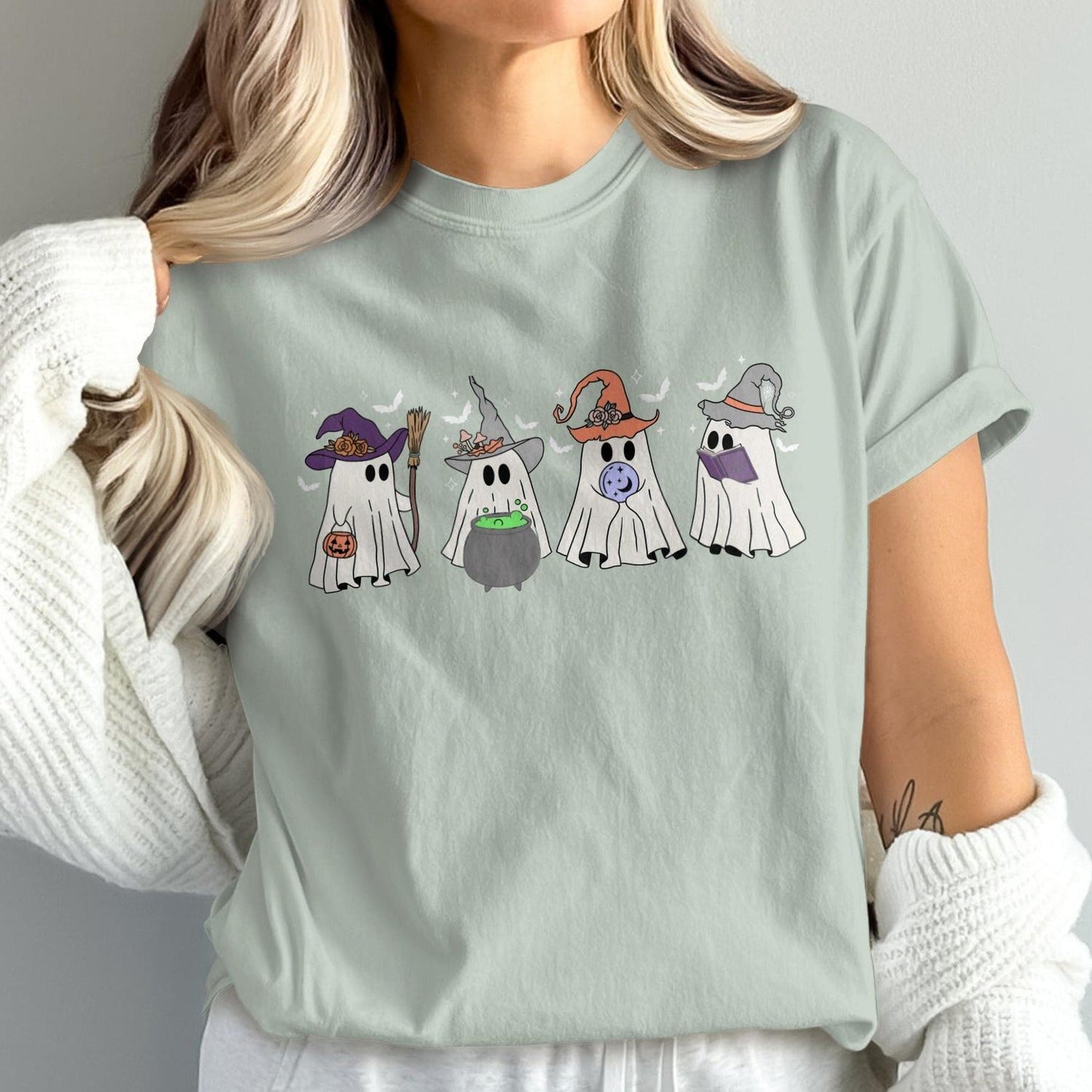 Adorable Halloween Ghosts with Cowboy Hats shirt product type