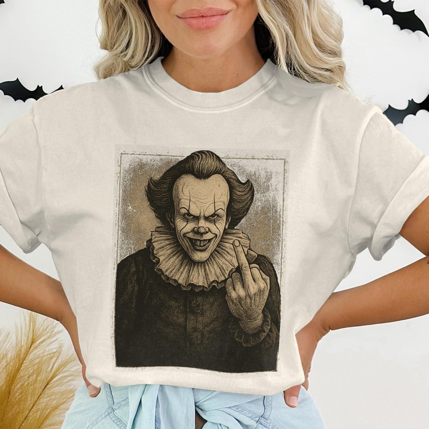 Creepy Clown Graphic Tee Ideal for Halloween product
