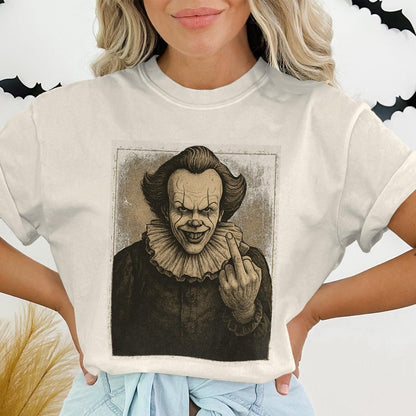 Creepy Clown Graphic Tee Ideal for Halloween product