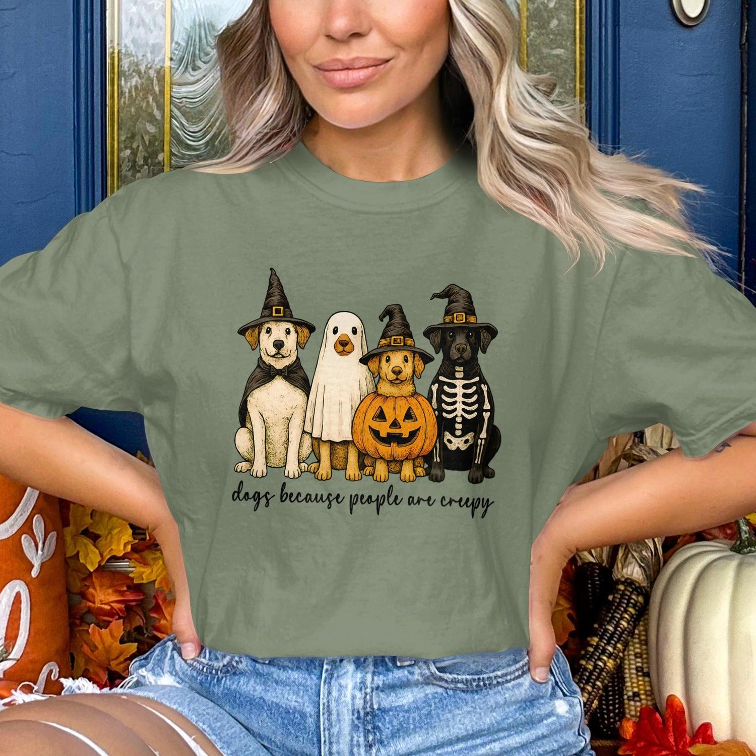 Dogs Because People Are Creepy Halloween product type