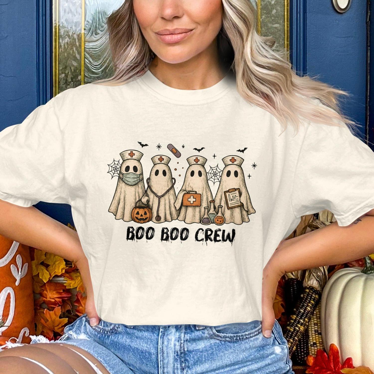 Boo Boo Crew Halloween Ghosts Themed Shirt product