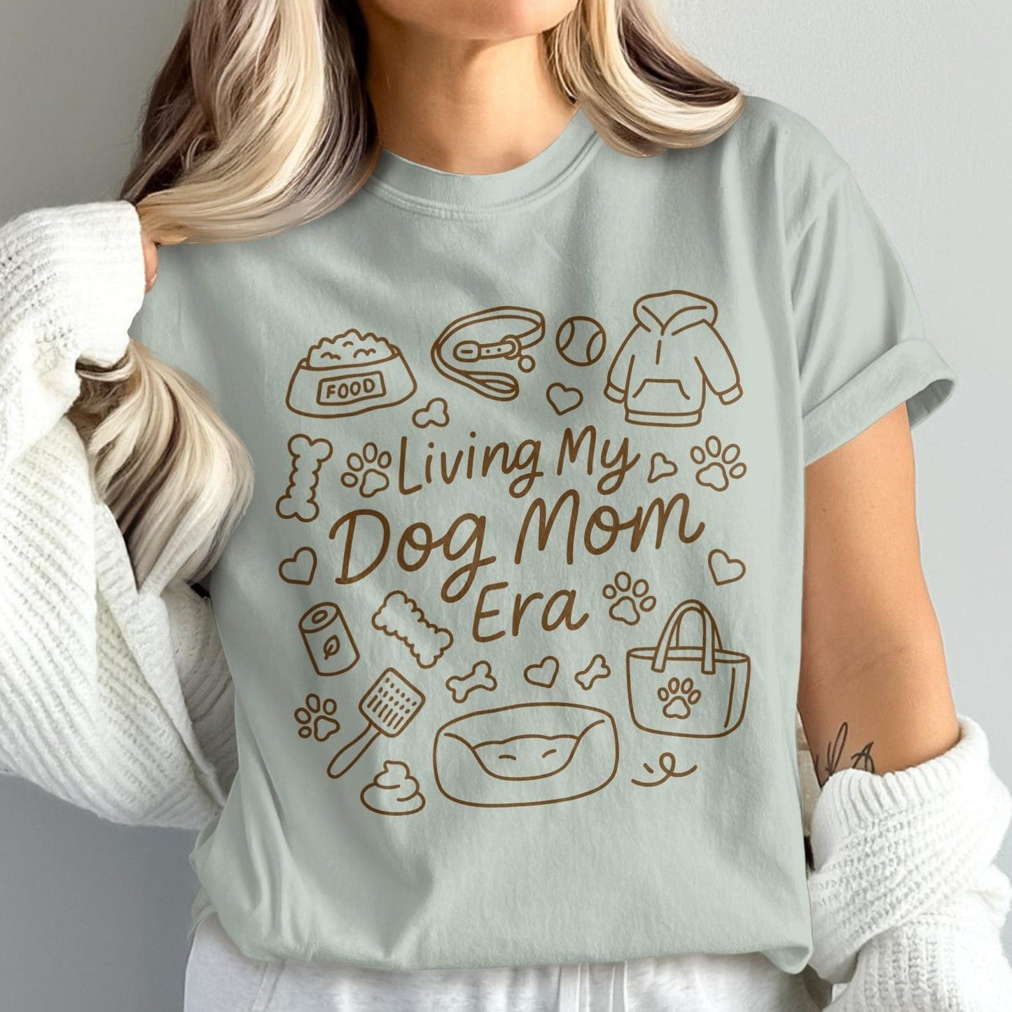 Living My Dog Mom Era Fun Graphic Tee product
