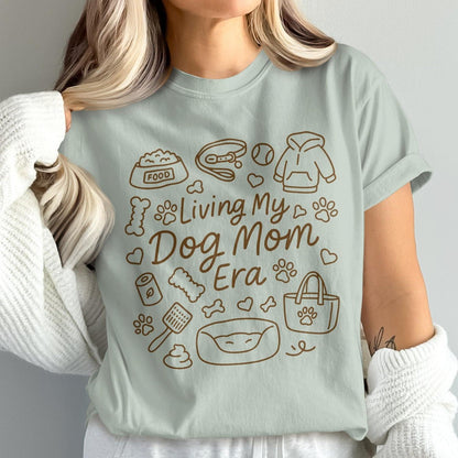 Living My Dog Mom Era Fun Graphic Tee product