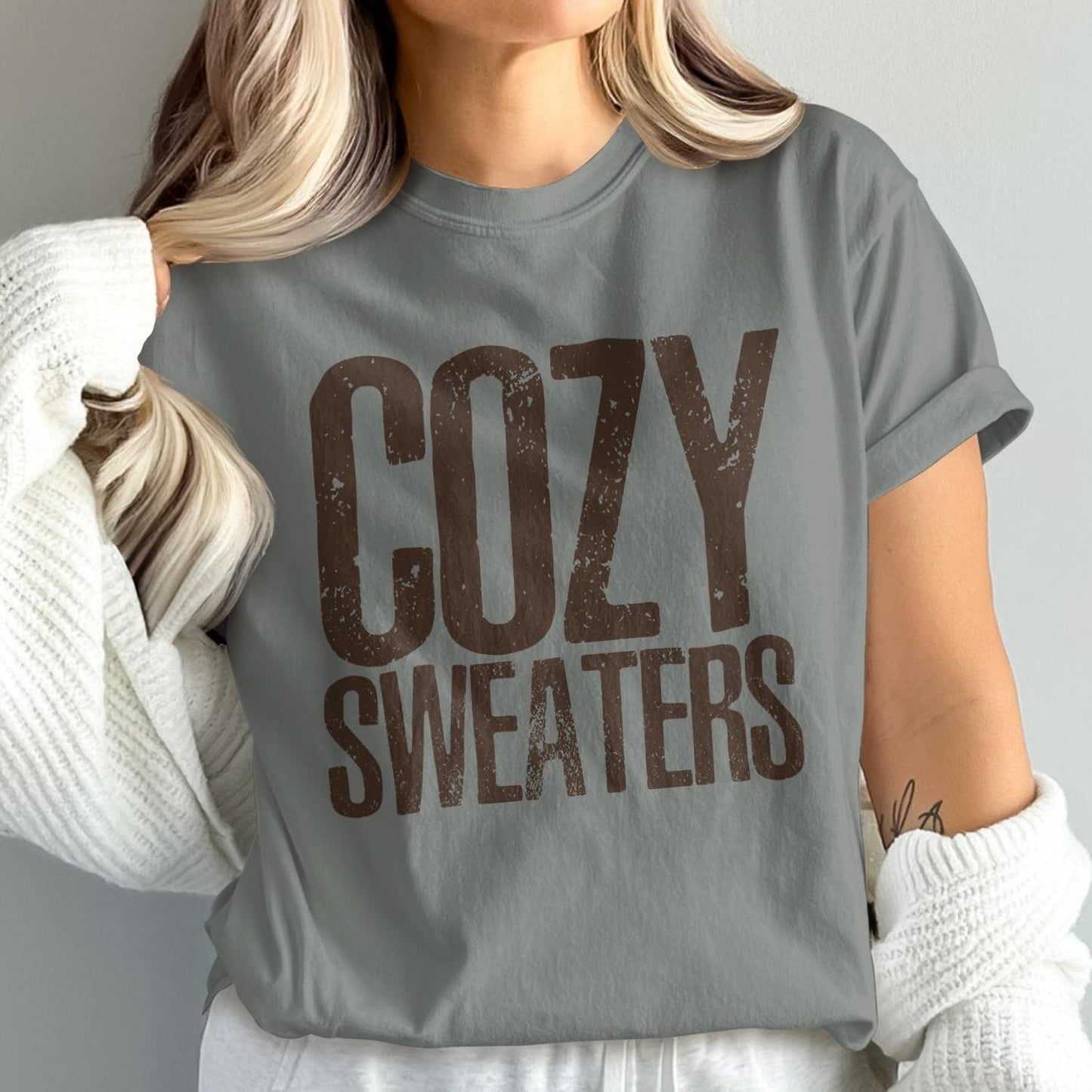 Cozy Sweaters Graphic Design Casual Shirt product type