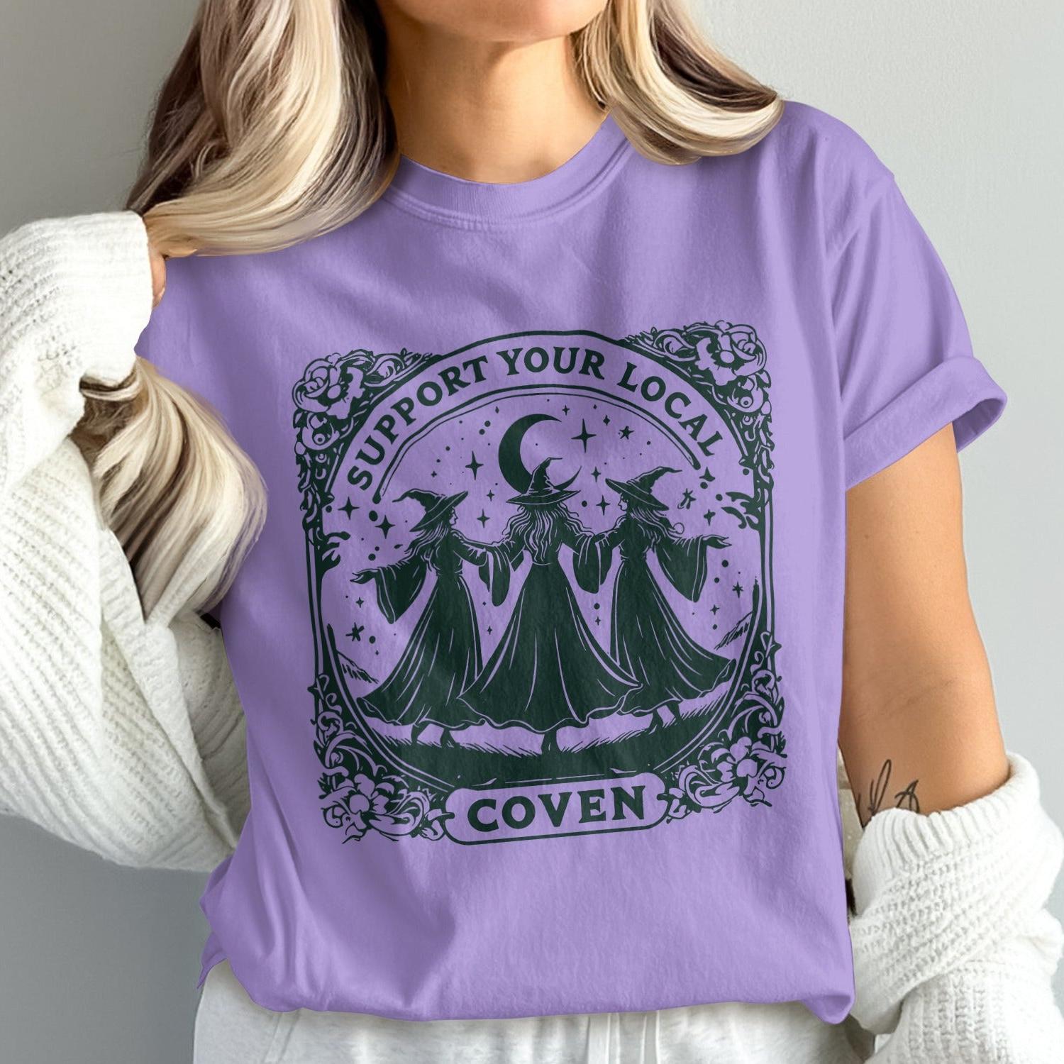 Support Your Local Coven Graphic Tee Shirt product type