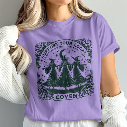 Support Your Local Coven Graphic Tee Shirt product type